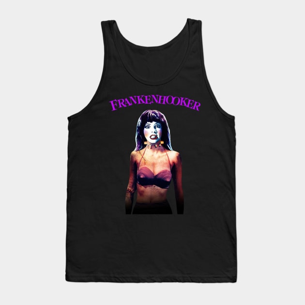 Frankenhooker Retro Cult Classic Horror Comedy Fan Art Tank Top by darklordpug